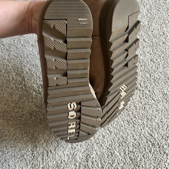 Sorel Harlow Size 11 Chelsea Boots Ash Brown Suede NL3335-240 Pull-On Waterproof - Picture 4 of 6